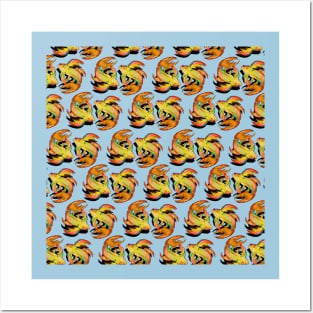 Goldfish Pattern Posters and Art